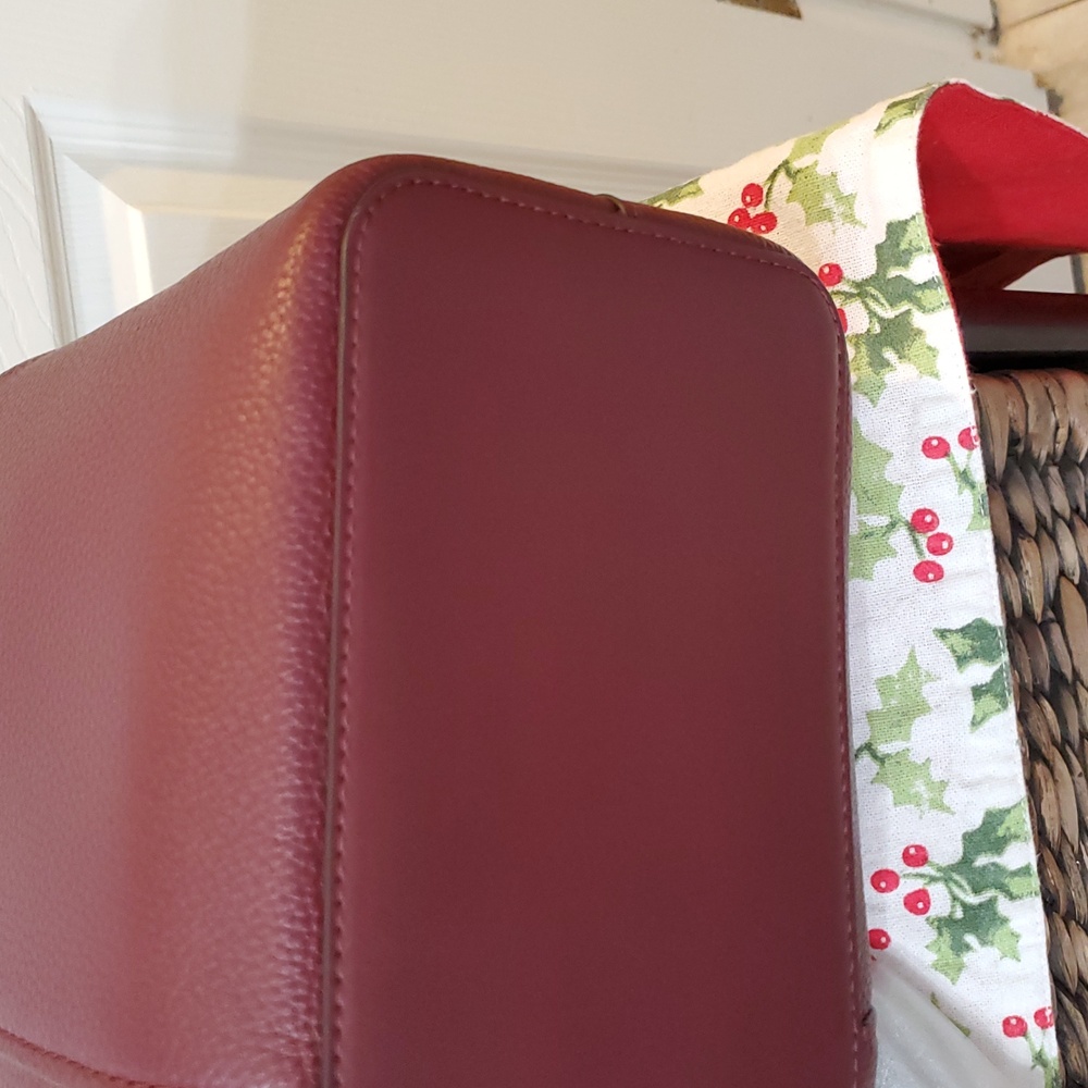 Michael Kors Burgundy Leather Satchel - Picture 4 of 6